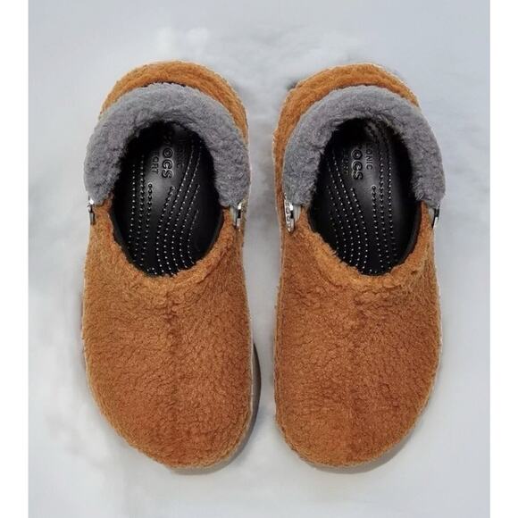 Crocs x Lil Nas X Mega Crush Rare Brown Sherpa Clogs Designer NEW Fast Ship main image 8